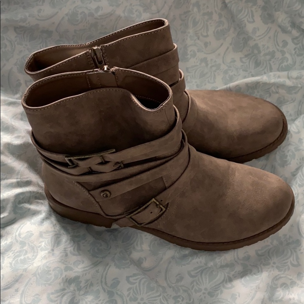 G By Guess Brown Ankle Boots